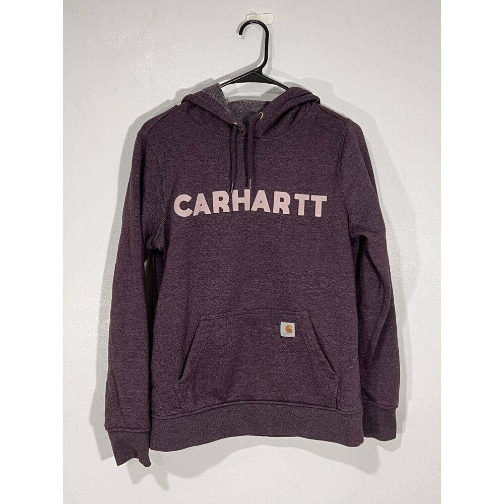 Carhartt Relaxed Fit Midweight Logo Graphic Sweatshirt in Nocturnal Haze Heather